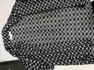 Black Crochet Shirt