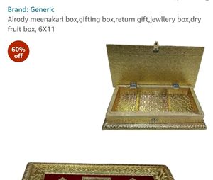 Deenita Designer, Handicraft Empty Dry Fruits Box