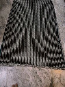 Green,red,black and white standard saree.