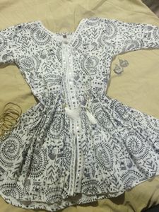 White Short Kurti