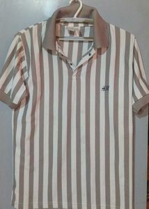 H&amp;M Striped Polo Shirt