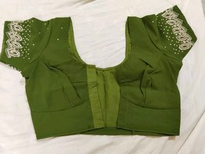 New Heavy Work Fancy Saree With Stitched Blouse (UnUsed)