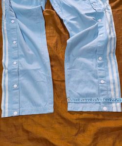 Adidas Originals &#39;Adibreak&#39; Snap Pants | Sky Blue