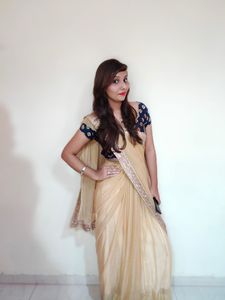 Elegant Saree with readymade blouse
