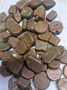 30 Pcs Very Old Pure Copper Coin Vintage Lot