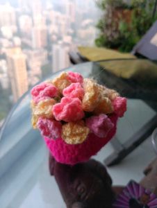 💐 🌺Handmade Crochet Flower  Coaster 💐 🌺