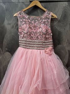 Pink Layered Party Dress