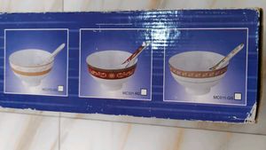 12 Pieces Bowl With Spoon Set