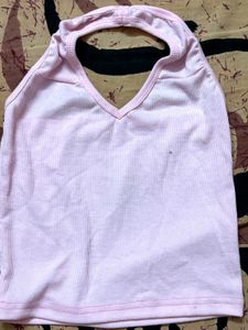 Cute Pink Halter Top