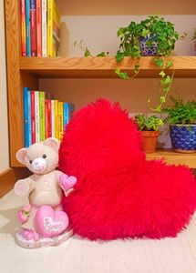 ❤️Heart and Teddy🧸Showpiece