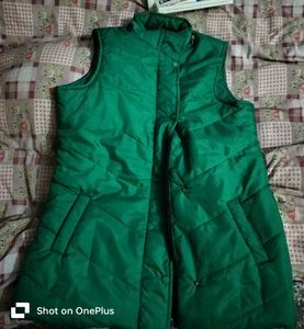 half Green Jacket For Women