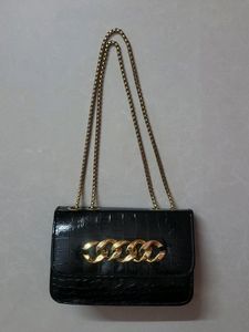 Chic Black Chain Bag
