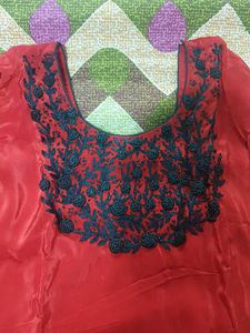 Thread Work Silk Suit