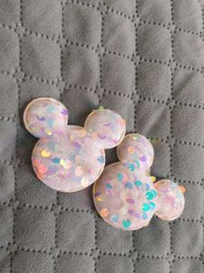 Mickey Mouse Sequin Hair Clips