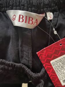 Stylish Black chikan Palazzo from Biba (L)