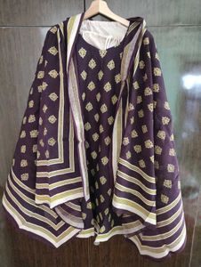 Kurta Salwar Set With Dupatta, 46inch