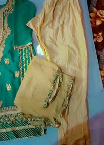 Suite With Pant And Dupatta