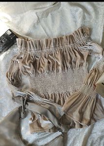 Velvet Bardot Top