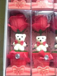 Rose &amp; Teddy Gift Set (Set of 10)
