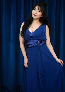Elegant Blue Formal Dress