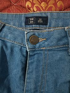 Blue Straight/ Slim Jeans