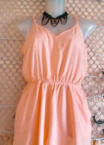Size S/M H&amp;M Peach Jumpsuit 🎁Buy 2 Get 1 Free 🎁