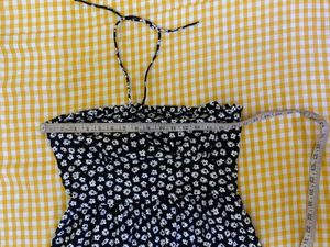 Cute Floral Halter Sundress Busy 34-36