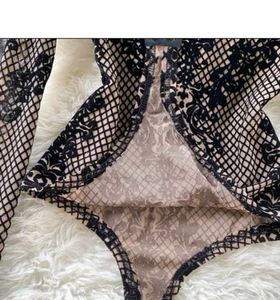 Brown SHEER BODYSUIT