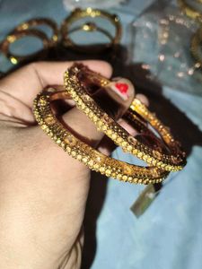 Golden Bangles Set