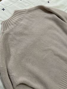 Soft Pink Turtleneck Sweater