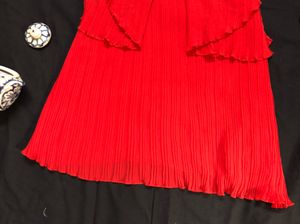 Sexy Red Frilled Top