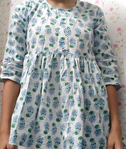 Floral Print Kurta