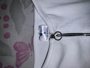 White zip up tank crop top