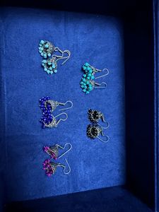 Stud Jhumka Earrings Set