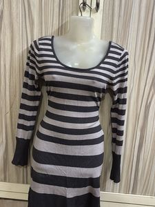 Striped Bodycon Dress