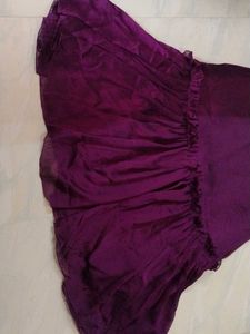 Fishcut Elegant Purple Colour Gown