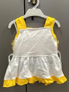 Yellow Baby Partywear Frock