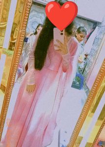 Pink Festive Palazo Suit