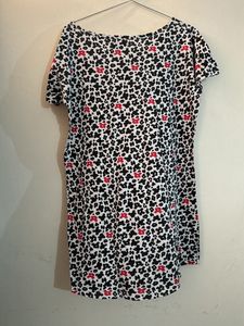Long T-shirt With V Neck