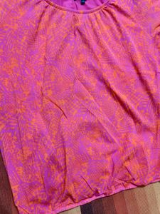 George Women Printed Regular Fit Elastic Nylon Top