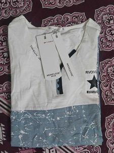 Price Drop White And Grey Brand New Tshirt