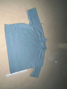 Cute Blue Top &amp; Black Skirt Set