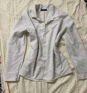 Striped Button-Down Shirt