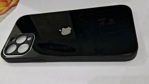 Iphone 12 Pro Max Black Glass Cover