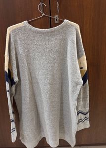 Patterned Knit Sweater