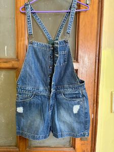 Denim dungaree