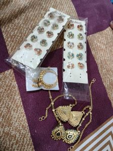 Colorful Gemstone Stud Earring Sets