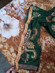 Green Embroidary Suit✅️
