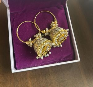 Jhumka Hoop Earrings