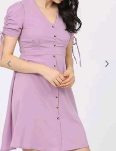 Lavender Colour Dress